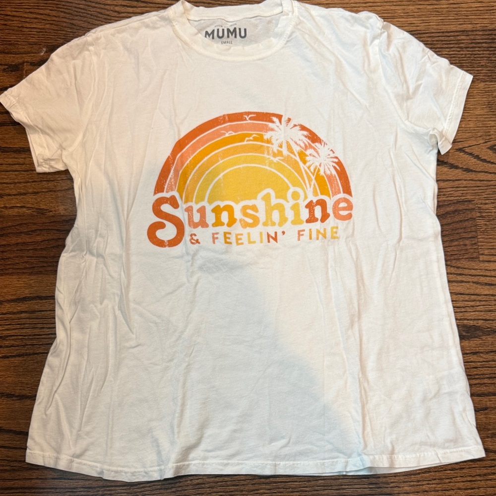 Show Me Your MuMu White Tee with Graphic